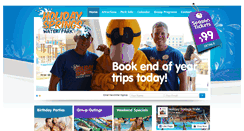 Desktop Screenshot of holidayspringswaterpark.com